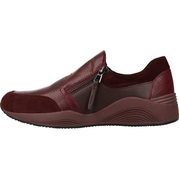 Geox Sneakers - Dam - 90600 - Röd - Zip - Textil Röd 37