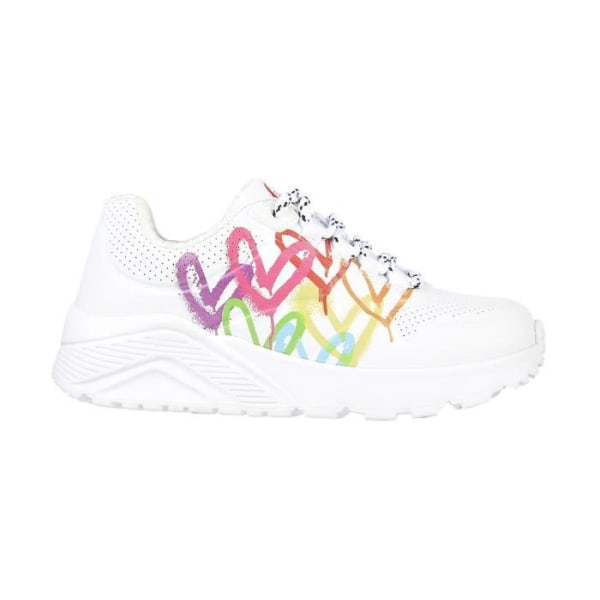 Skechers Uno Lite White Hearts Sneaker för barn - SKECHERS - Tjej - Spetsar - Syntet - Platt