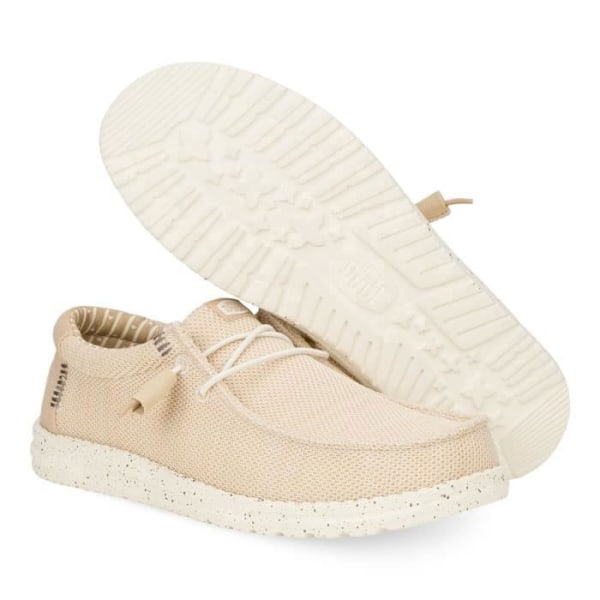 Hej Kille Wally Stretch Mesh Båtskor för Män Beige 41898-0LZ Beige 43