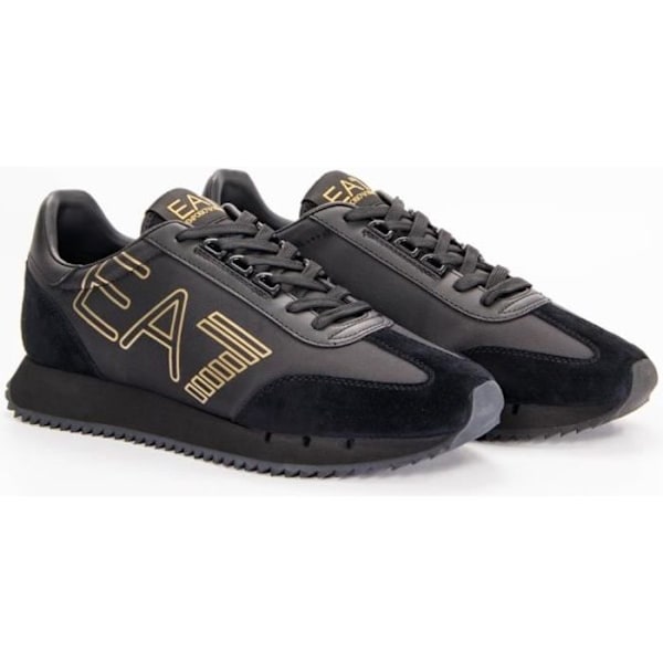 EA7 EMPORIO ARMANI Sneaker - Svart guld träning - Herr - Syntet - Snören Svart 40