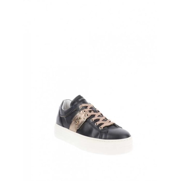 Sneakers - NeroGiardini - Svart - I205300D - Läder - Spetsar - Kvinna - Platt - Vuxen