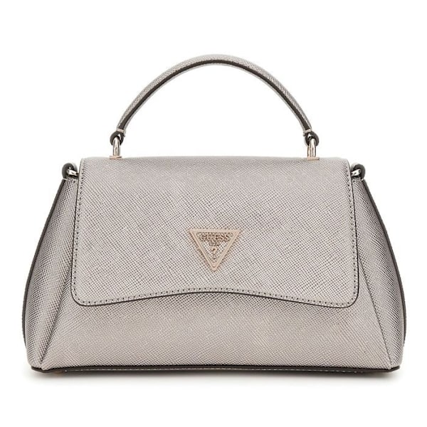 GUESS Taupe handväska för kvinnor - Eco Gloriana 2 fack TH Flap Tenn 277665 mol