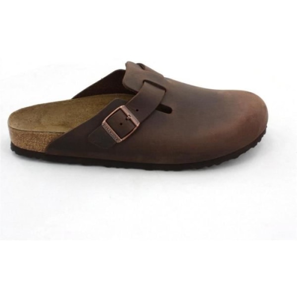 Clog - Birkenstock boston naturläder, 38