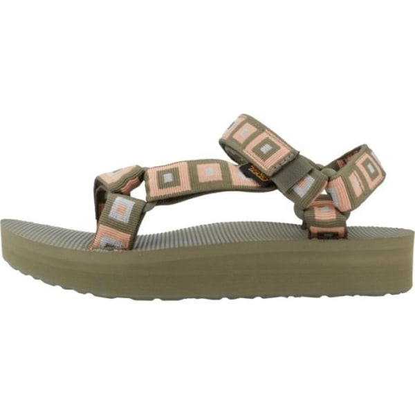 TEVA W MIDFORM UNIVER sandaler med klack för kvinnor - Grön Grön 37