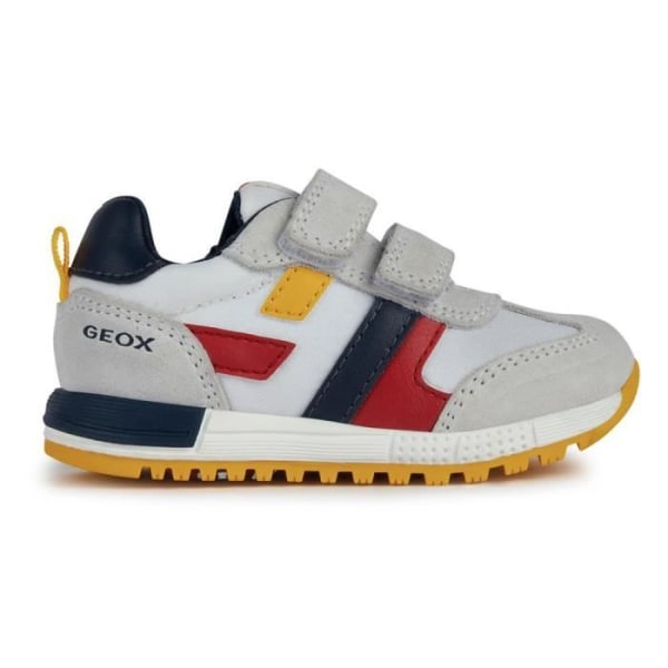 GEOX B Albums baby boy sneaker - Vit/Marinblå - Kardborreknäppning - Nylon 20