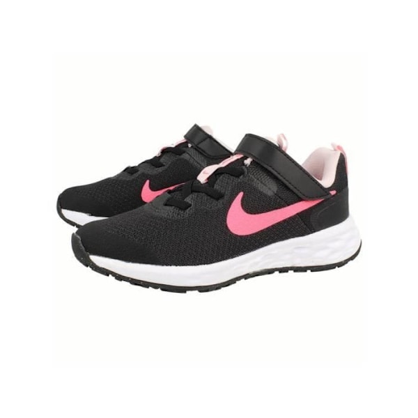 NIKE Revolution 6 svarta löparskor - unisex/barn Svart 28 1/2