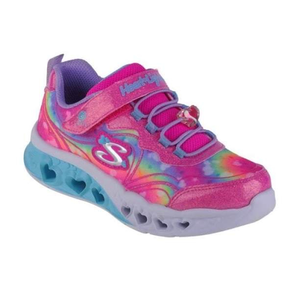 SKECHERS Flutter Heart Lights-groovy Swirl Shoes Blå, Rosa - Unisex/Barn