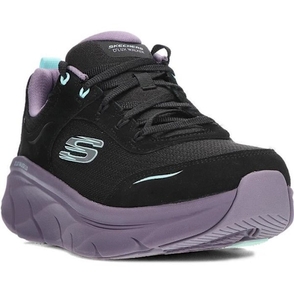 Skechers D'LUX WALKER 150108 damsneakers - Svarta - Spetsar - Läder - 36