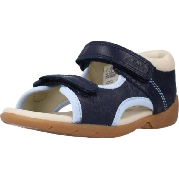 Sandal - barfota CLARKS 121837 Blå - Barn Pojke - Läder Åtdragningsspänne Kil Blå 20