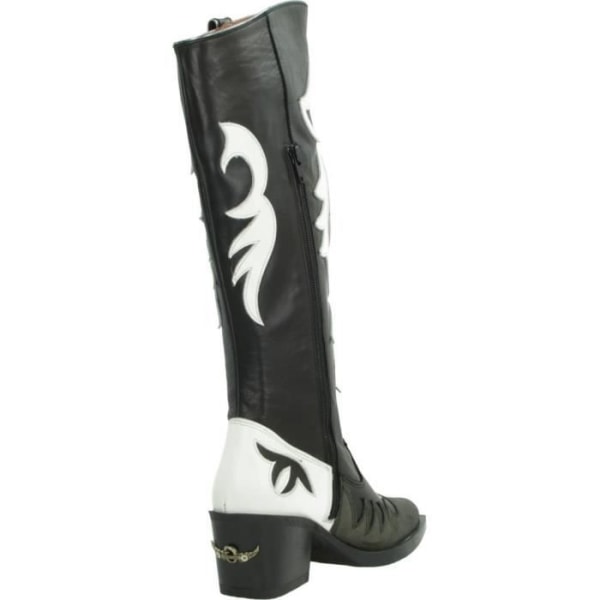 Ankelboots dam - NEMONIC - 2354N - 6,5 cm klack - Svart hud - 36