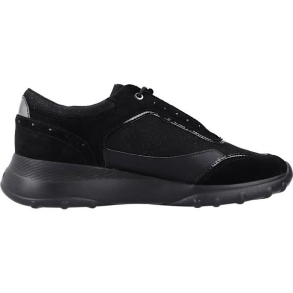 GEOX D ALLENIEE Svarta Sneakers - Dam - Läder - Textilfoder Svart 36