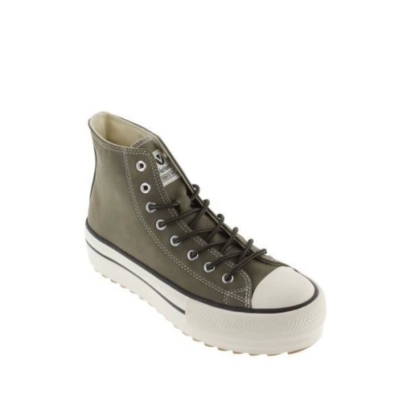 Victoria Tribu Sierra högtoppade sneakers för kvinnor - dubbla konstläder - khaki - 36 Kaki 36