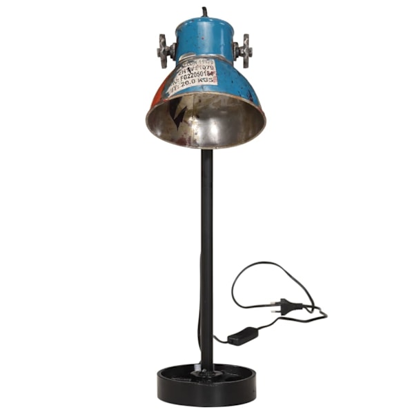 Skrivbordslampa 25 W flerfärgad 15x15x55 cm E27