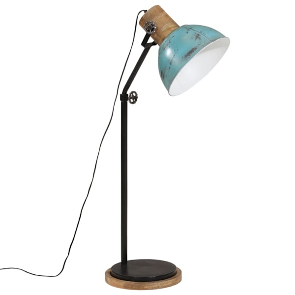 Golvlampa 25 W nött blå 30x30x100-150 cm E27