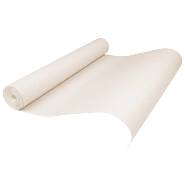 Tapet 3D enfärgad beige 10x0,53 m non-woven tyg