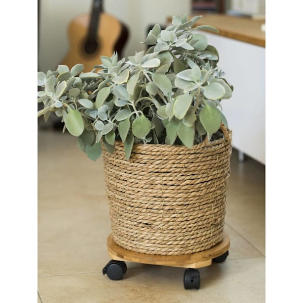 Nature Blomvagn rund Ø30 cm brun BPC