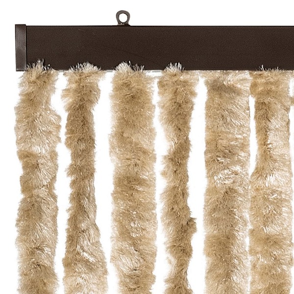 Insektsgardin beige 100x230 cm chenille