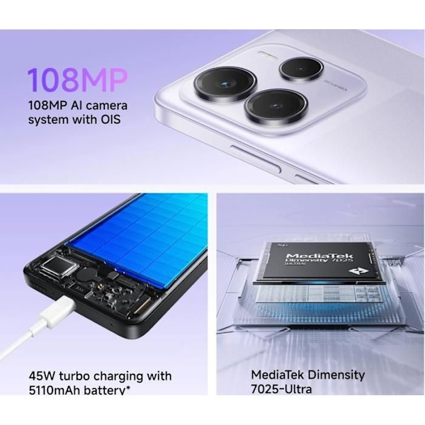 Xiaomi Redmi Note 14 5G 8G RAM 256G ROM - Vihreä