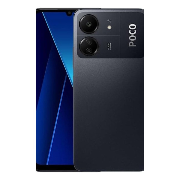 Xiaomi POCO C65 8GB 256GB Svart 17,12cm (6,74") IPS LCD-display, MIUI 14 för POCO, 50MP trippelkamera Svart