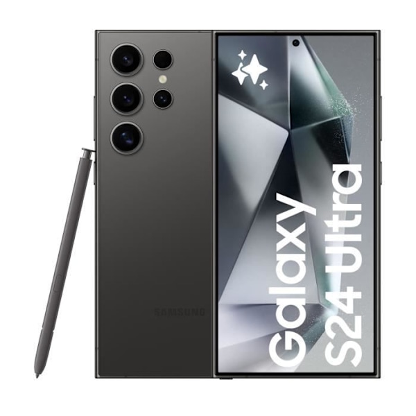 Samsung Galaxy S24 Ultra Smartphone 256 GB Sort Svart