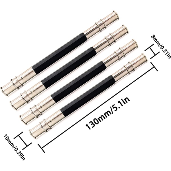 6 st Pencil Extender för konstnärer, färgpennor Extender Art Pencil  Förlängare 602d | Fyndiq