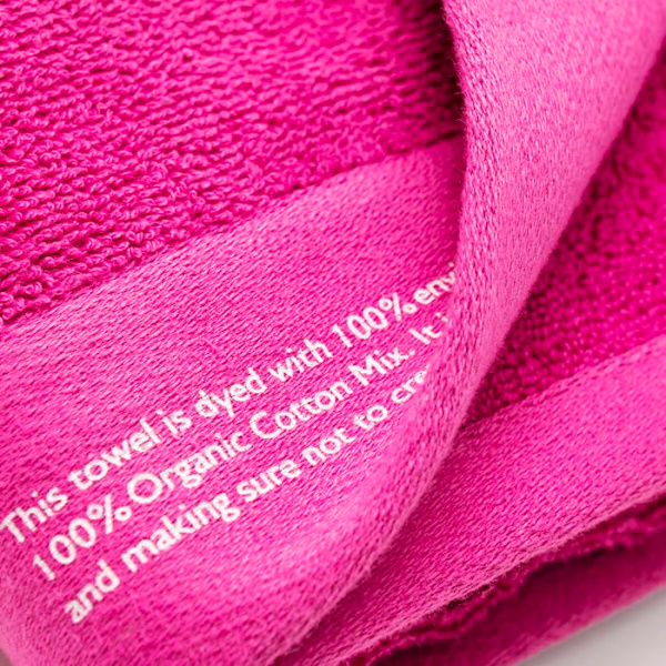 Benetton ORGÁNIC BE Fuchsia håndklæde 50 x 90 cm Pink Fuchsia