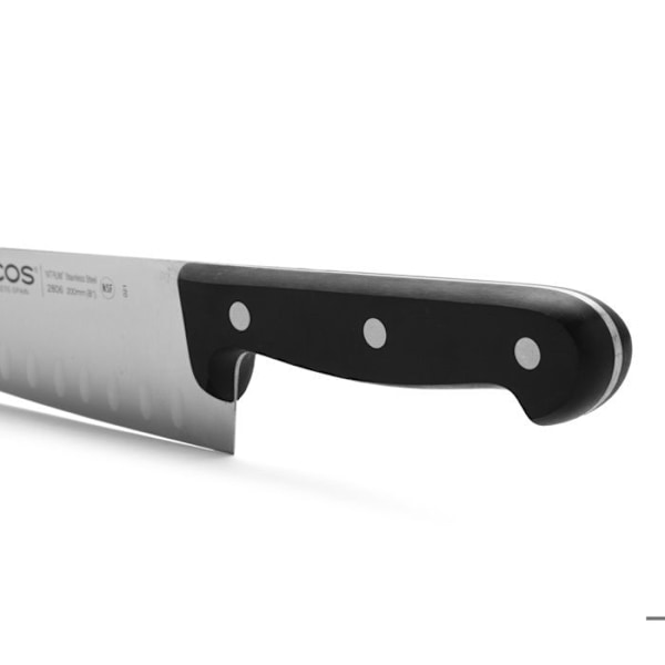 Arcos Universal 280601 kockkniv i nitrumstål, med Polyoxymethylene Mango och 20 cm blad i låda.