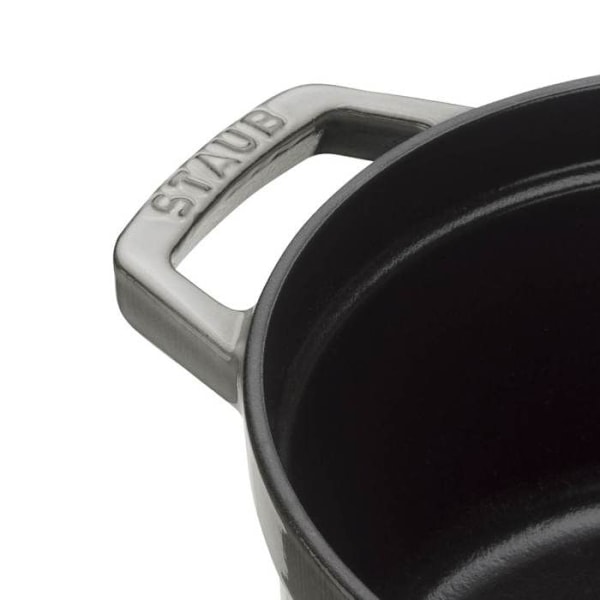 STAUB 405093120 - Rundt ildfast fad - Ø 26 cm - Grafitgrå Grafitgrå