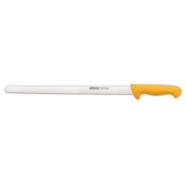 Arcos Couleur pålægskniv - Prof 293800 i Nitrum rustfrit stål og ergonomisk gul polypropylen mango med klinge
