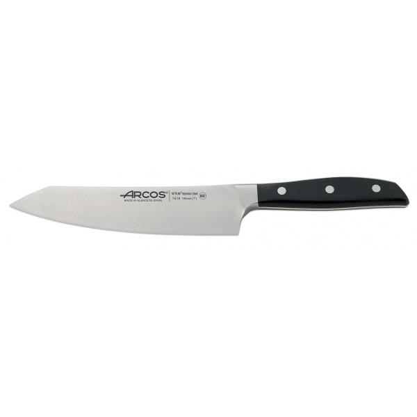 19cm veitsimalli Rocking Santoku Arcos Manhattan taottu musta