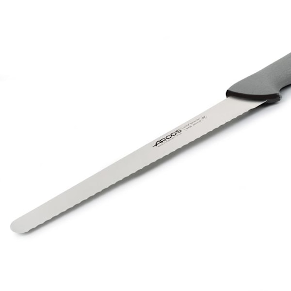 Arcos Color konditorkniv - Prof 243500 i Nitrum rostfritt stål och ergonomisk polypropen mango och 30 cm blad,