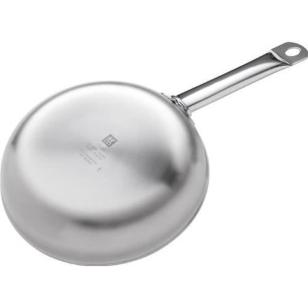 Pande - ZWILLING - Twin Choice - 28 cm - Keramisk Belægning - Induktionskompatibel Matt borstat stål, satinfinish