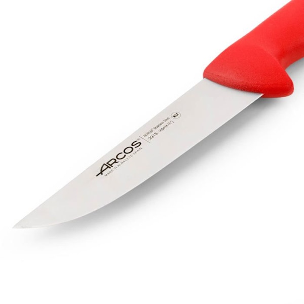 Slaktkniv Arcos Couleur - Prof 291522 rostfritt stål Nitrum och mango ergonomiskt blad i röd polypropen och blad