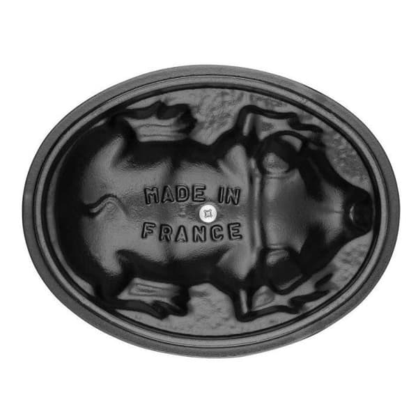 Cocotte - STAUB - Ovaali Cochonnet - 17 cm - Valurauta - Grafiittiharmaa