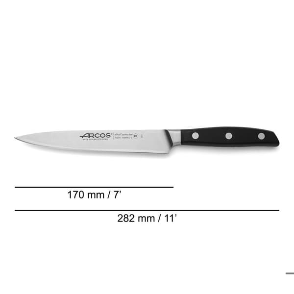 Solefileter - Arcos - Manhattan - 17cm - Fleksibel - Rustfrit stål