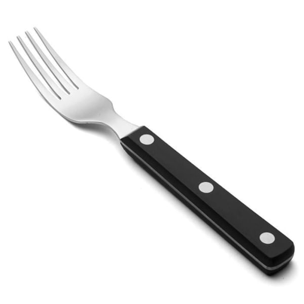 ARCOS Steak Basic - Steak Gaffel (90 / 195 mm) - Rustfrit stål / Sort polyoxymethylen