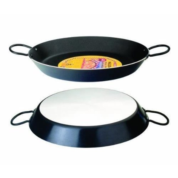 Paella fad - Ibili - 380030 - Aluminium - Sort - 30 cm - Non-stick Svart