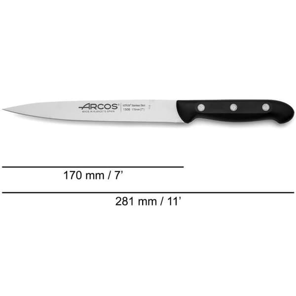 Solefiletkniv - ARCOS - Maitre - Klinge 170 mm - Nitrum® rustfrit stål - 1 stk.