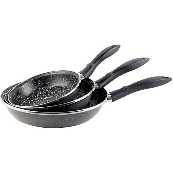 Stegepander - Magefesa - Gransasso - 18-20-24 cm - Non-stick Sten - Induktion Röd