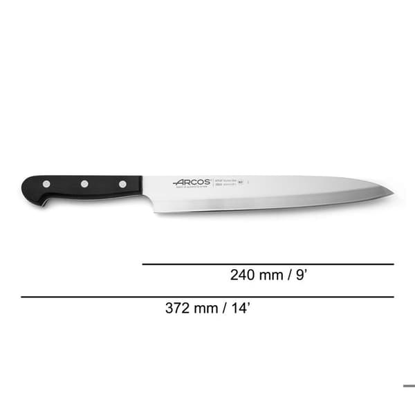 Kokkens sashimi kniv blad 180 mm Nitrium rustfrit stål