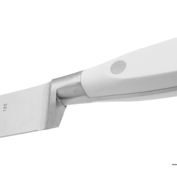 Solefileter - ARCOS - Riviera - 17 cm - Fleksibelt blad - Rustfrit stål Vit, Silver