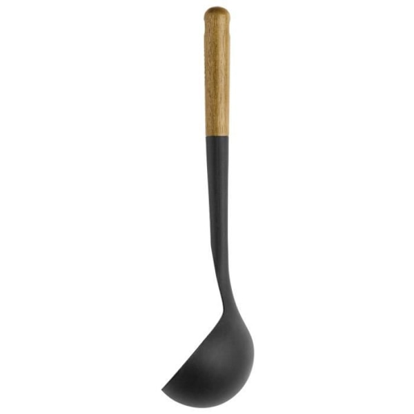 STAUB redskaber - øseske, 31 cm, sort silikone, akacietræ