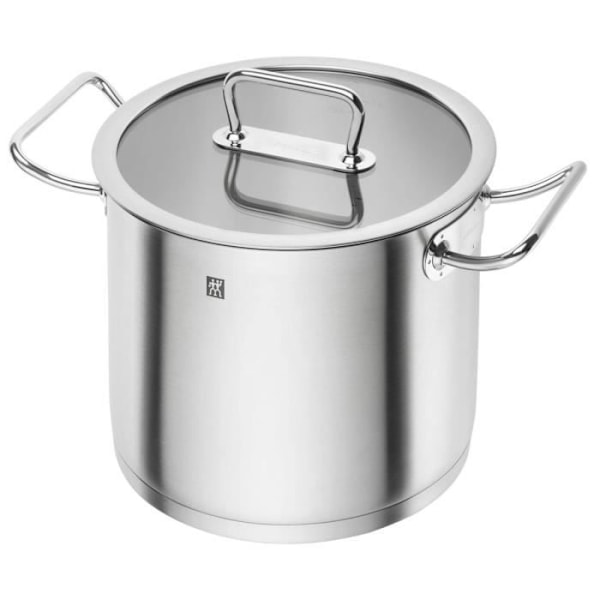 ZWILLING Pro - Høj gryde med glaslåg (24 cm) - Rustfrit stål