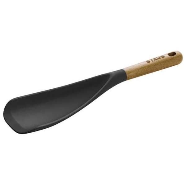 STAUB redskaber - Multi-Purpose Ske, 30 cm, sort silikone, akacietræ