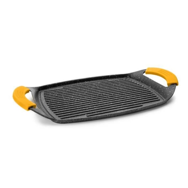 GRILLPLANCHA BASISTEN MED RILLER 36x23CM