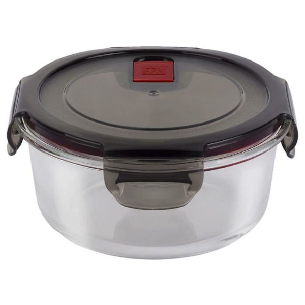 ZWILLING Gusto - Lufttät förvaringslåda (rund 600 ml) - Borosilikatglas