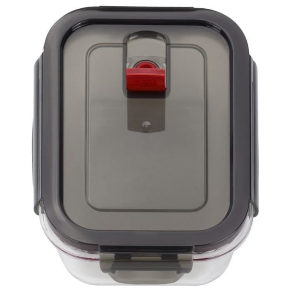 ZWILLING Gusto - Lufttæt opbevaringsboks (rektangulær 600 ml) - Borosilikatglas