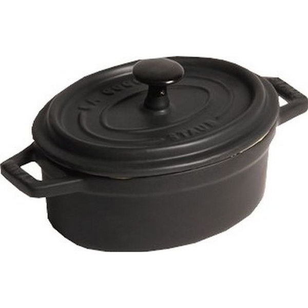 STAUB Soikea uunivuoka 17cm musta Svart