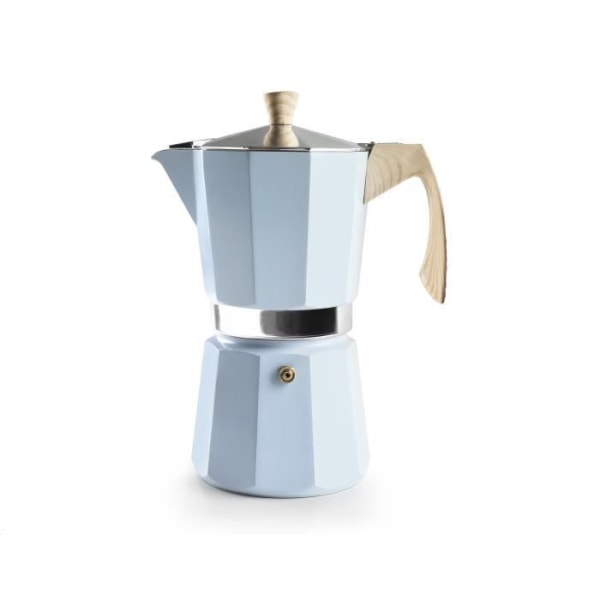IBILI - Toscana espressobryggare, 9 koppar, 450 ml, gjuten aluminium, induktionskompatibel