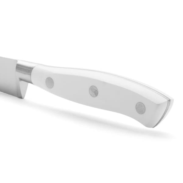 Solefileter - ARCOS - Riviera - 17 cm - Fleksibelt blad - Rustfrit stål Vit, Silver